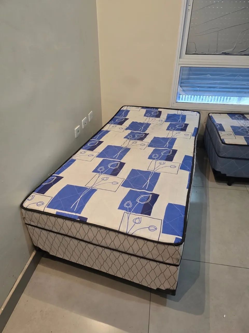 Cama box conjugada de solteiro 