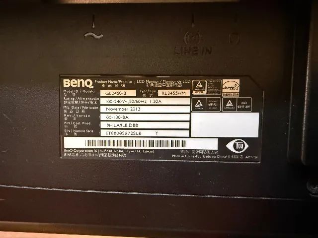 3 Monitores BENQ 24 polegadas RL2455 60hz 1ms - Foto 2