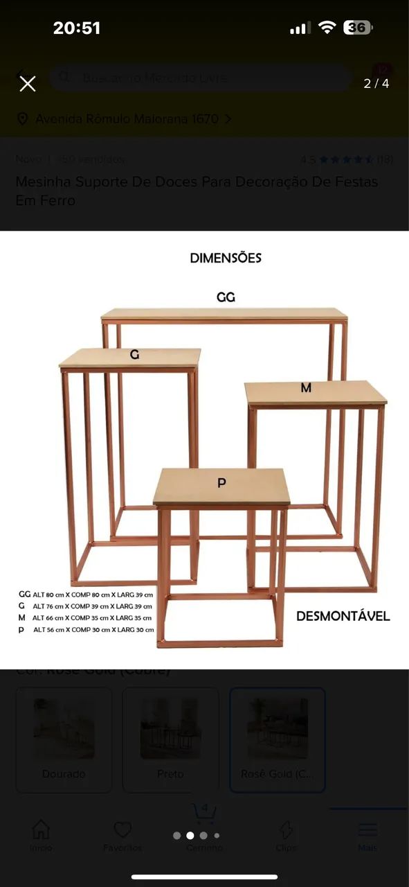  DECORAÇÃO VENDA POR R$ 350 - Foto 2