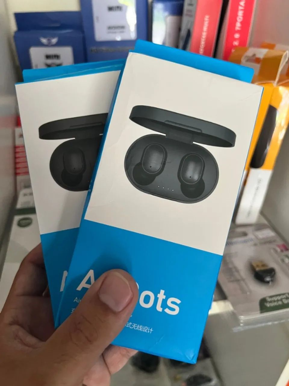 Fone de Ouvido Sem Fio Wireless com Base Carregadora - Foto 3