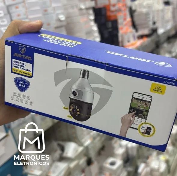 CAMERA LAMPADA WIFI 2 LENTES