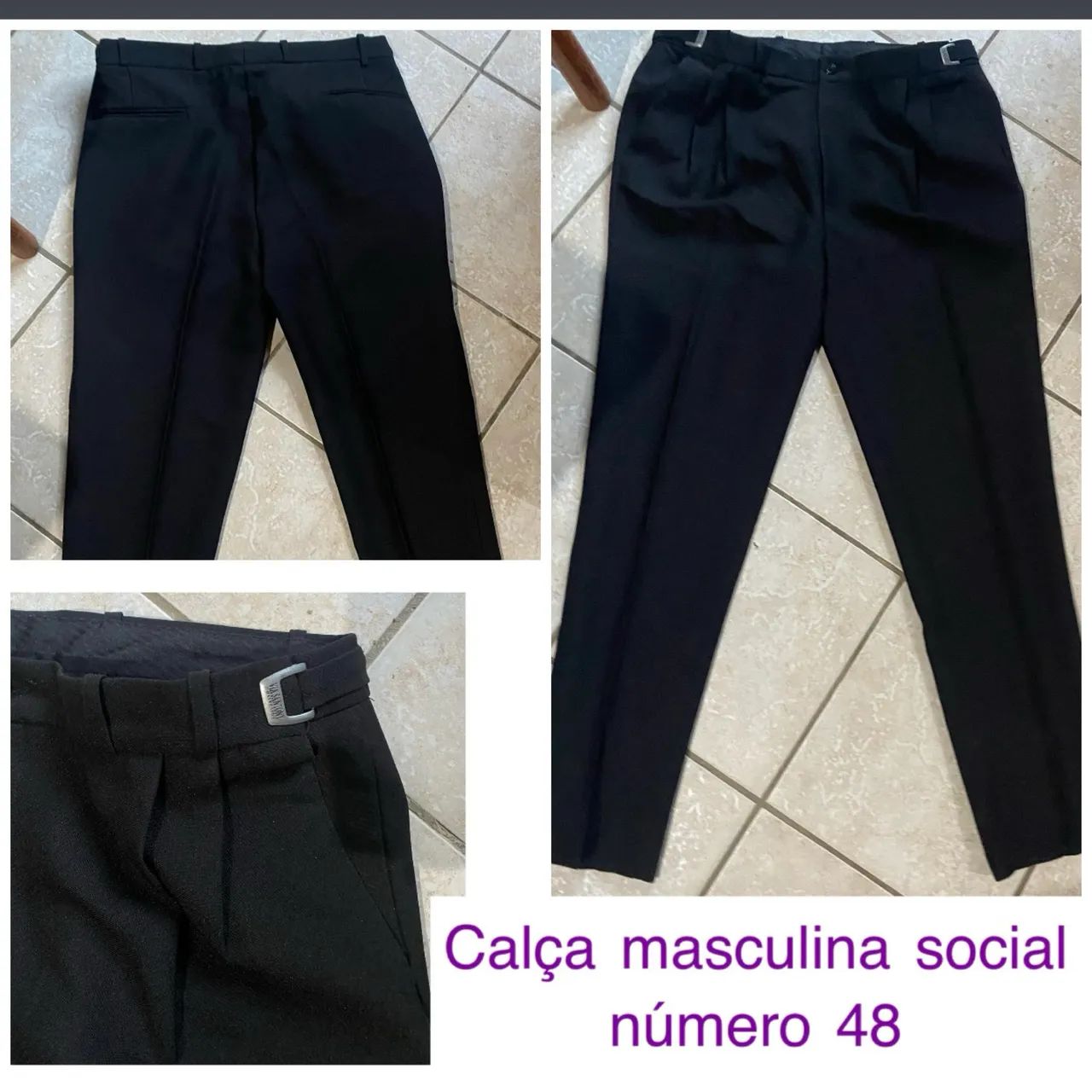 Calça social masculina 48  - Foto 2