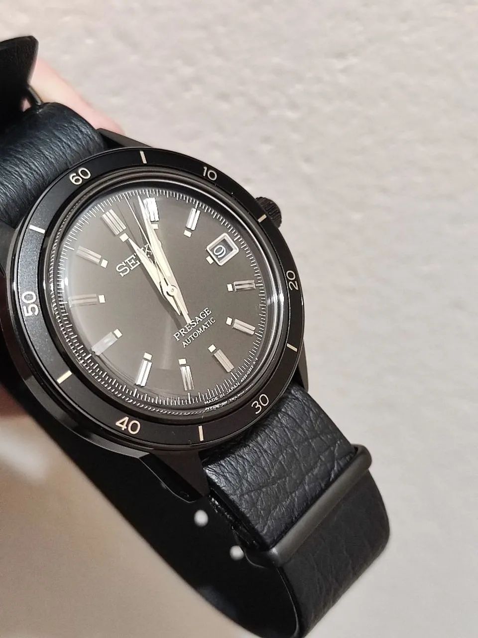 Relógio Seiko Pressage style 60 All black
