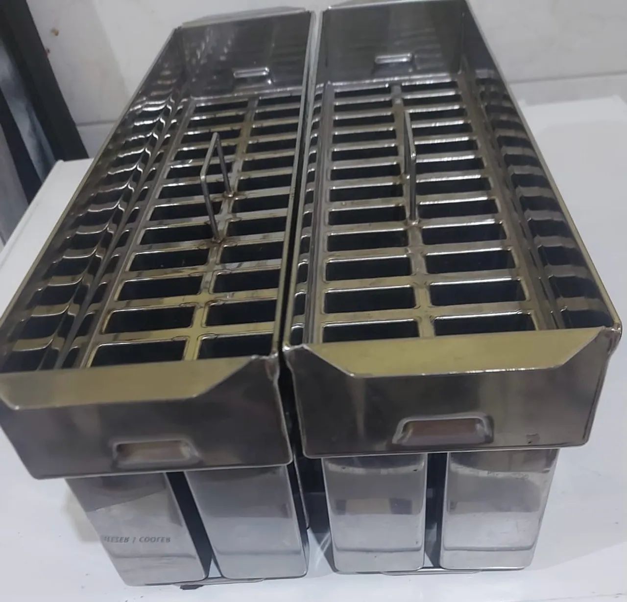 Formas de picolés 28 cavidades da ata forma modelo Wave nova - Foto 3