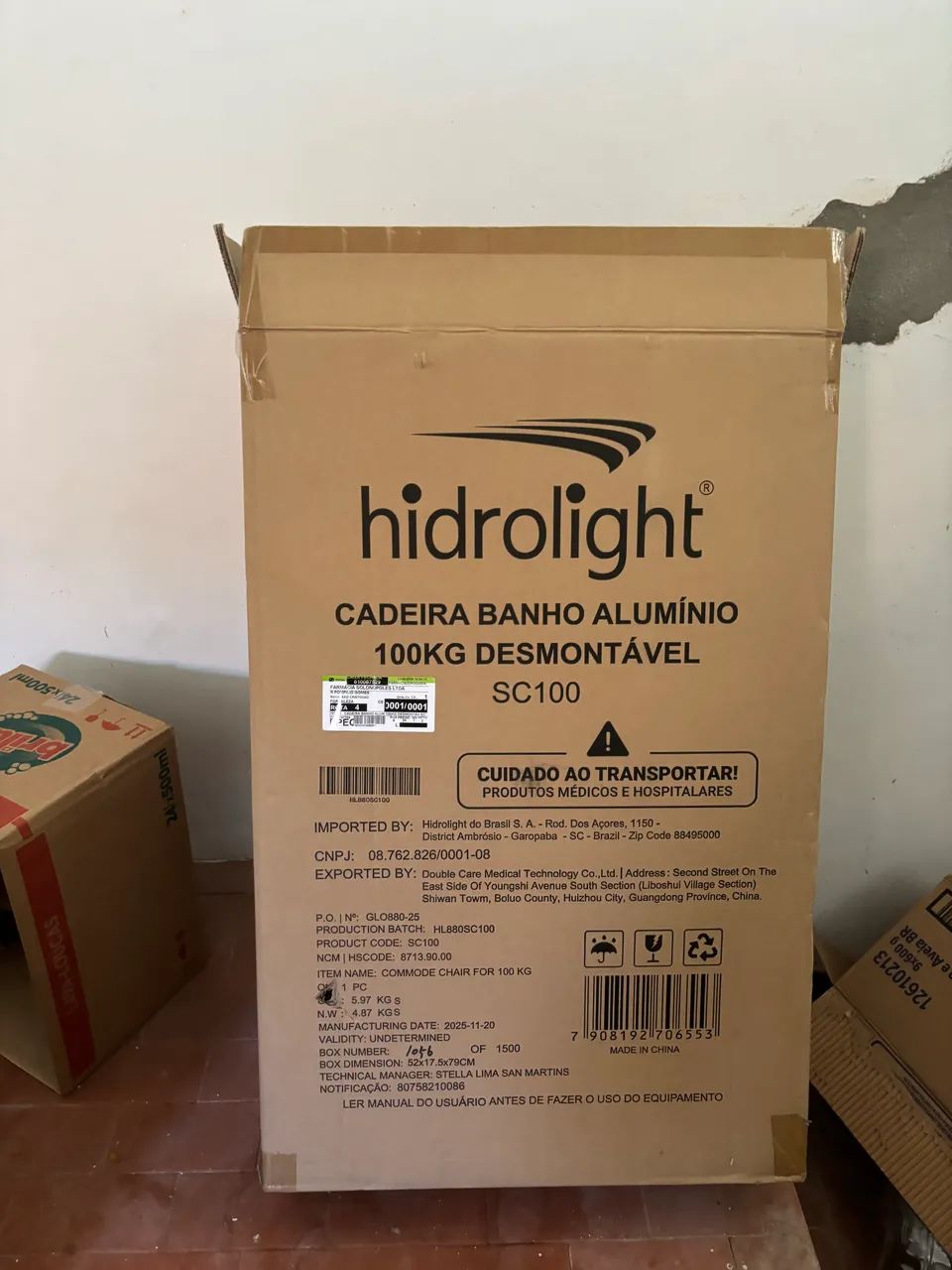 Cadeira pra banho alumínio 
