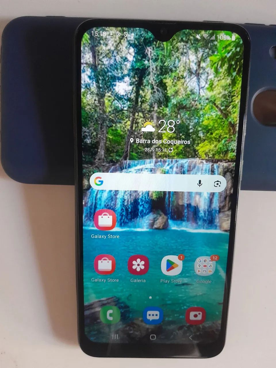 Samsung galaxy A20 biometria capa carregador  - Foto 2