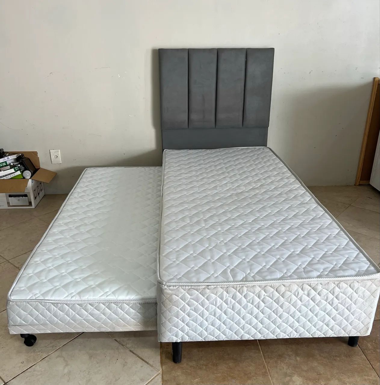 Cama solteiro com cama auxiliar  - Foto 2