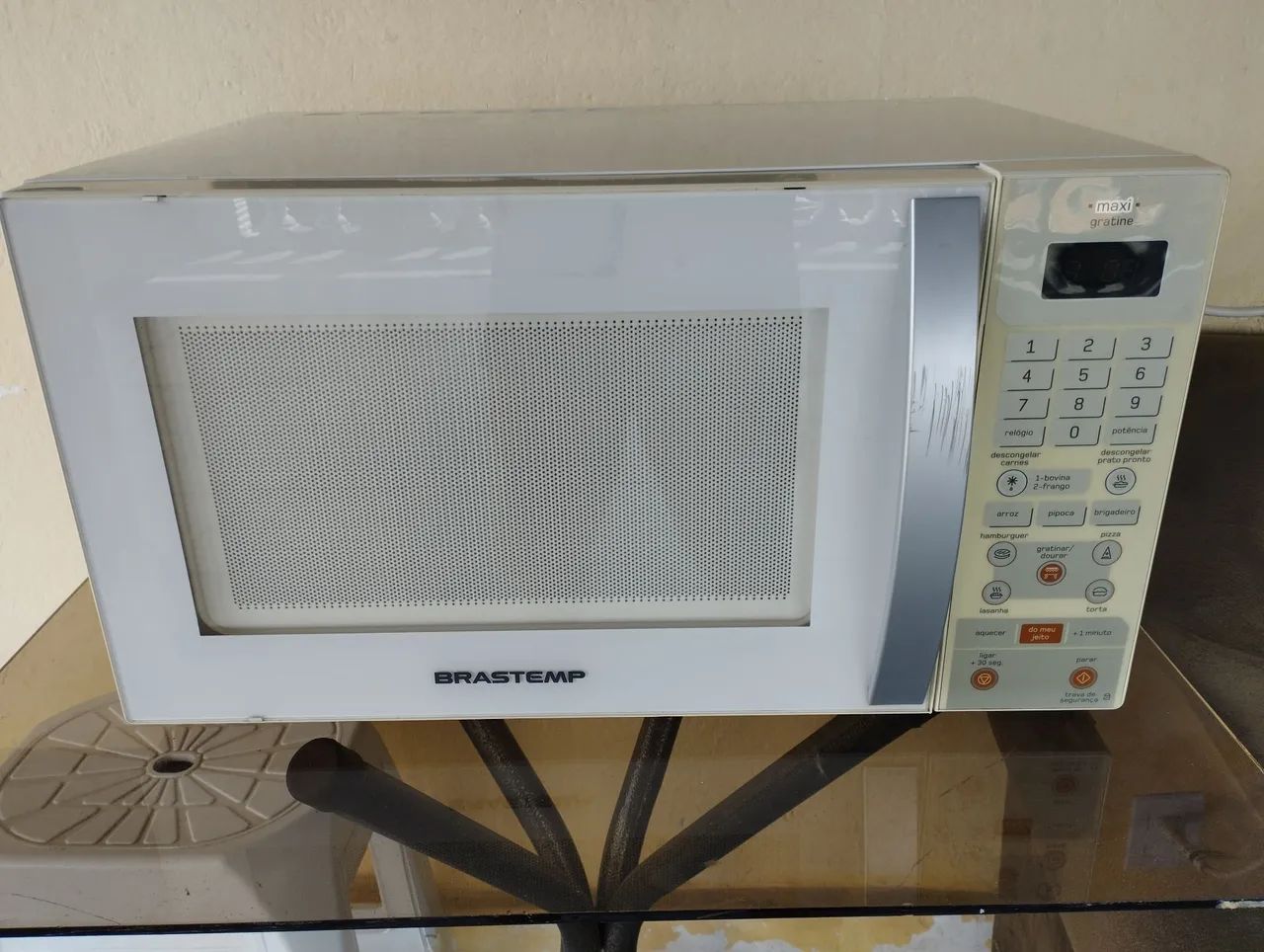Microondas Brastemp maxi gratine com grill