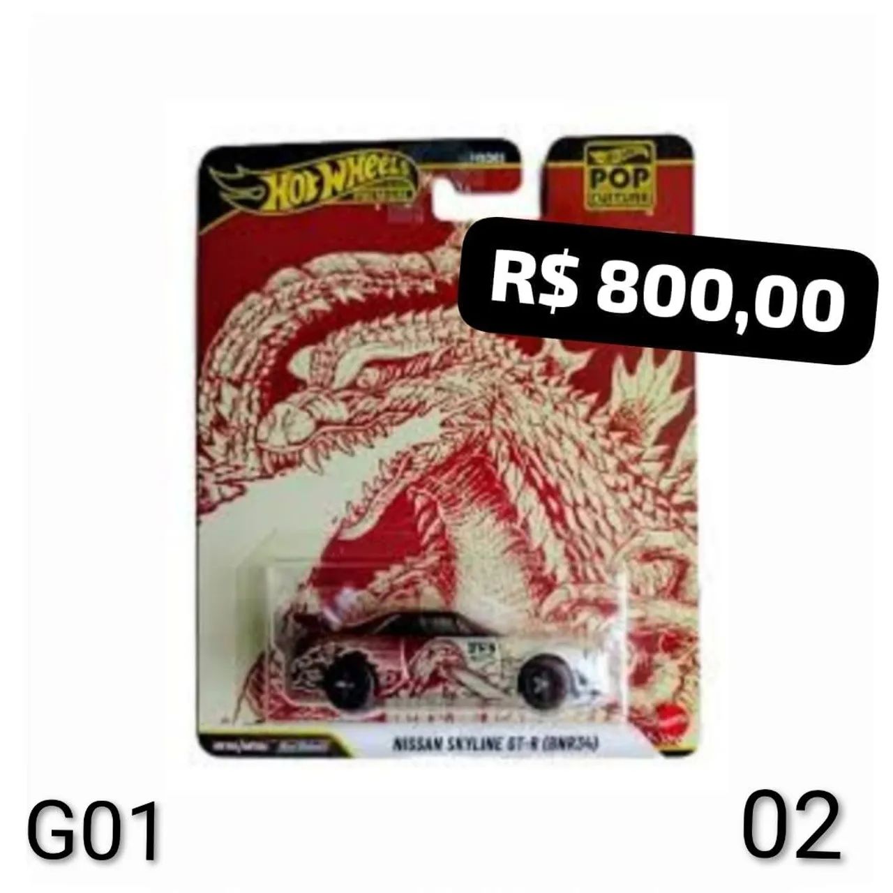 Hotwheels Skyline R34 Godzilla (premium)