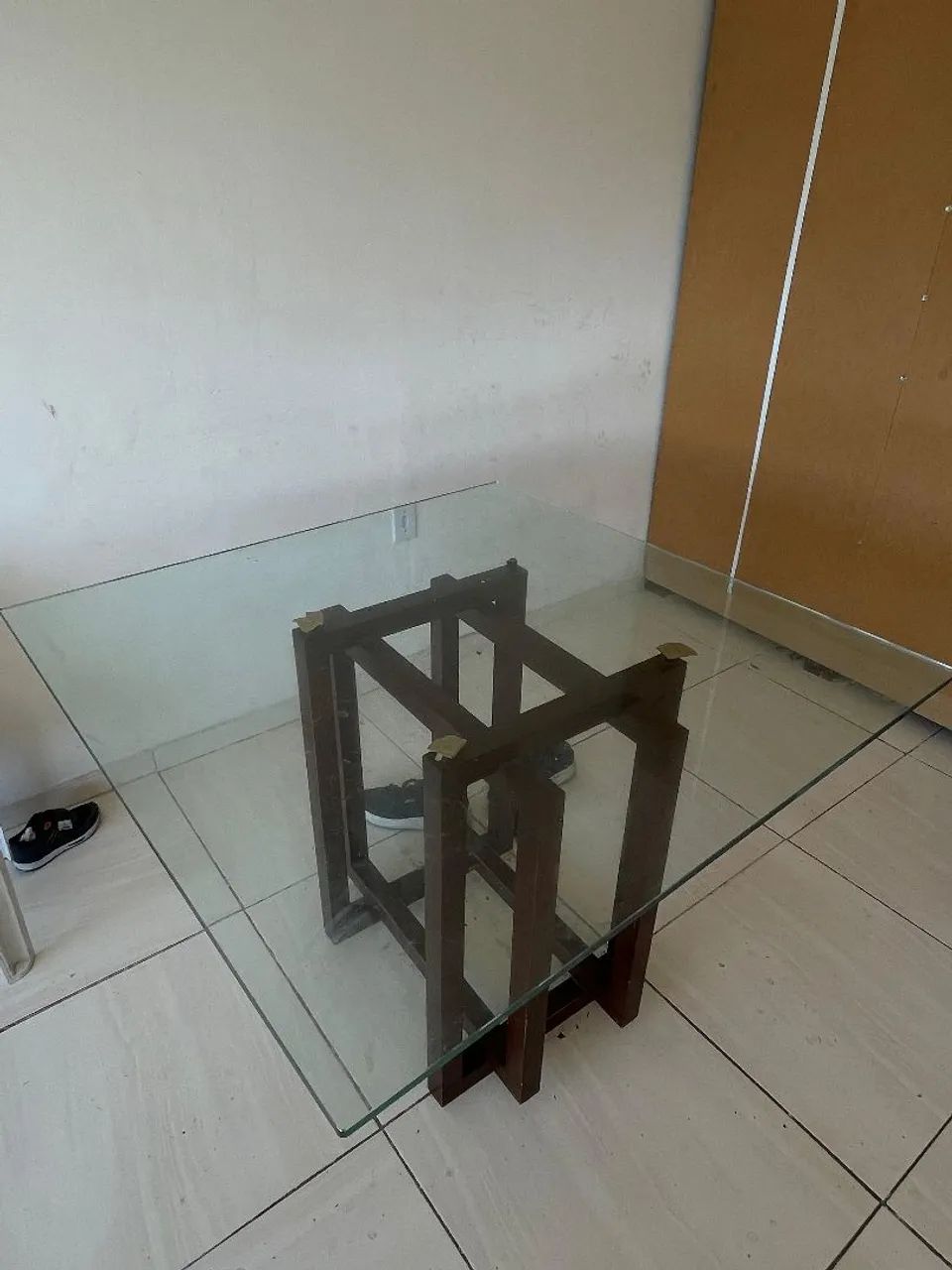 Mesa de Vidro com Suporte - Foto 2