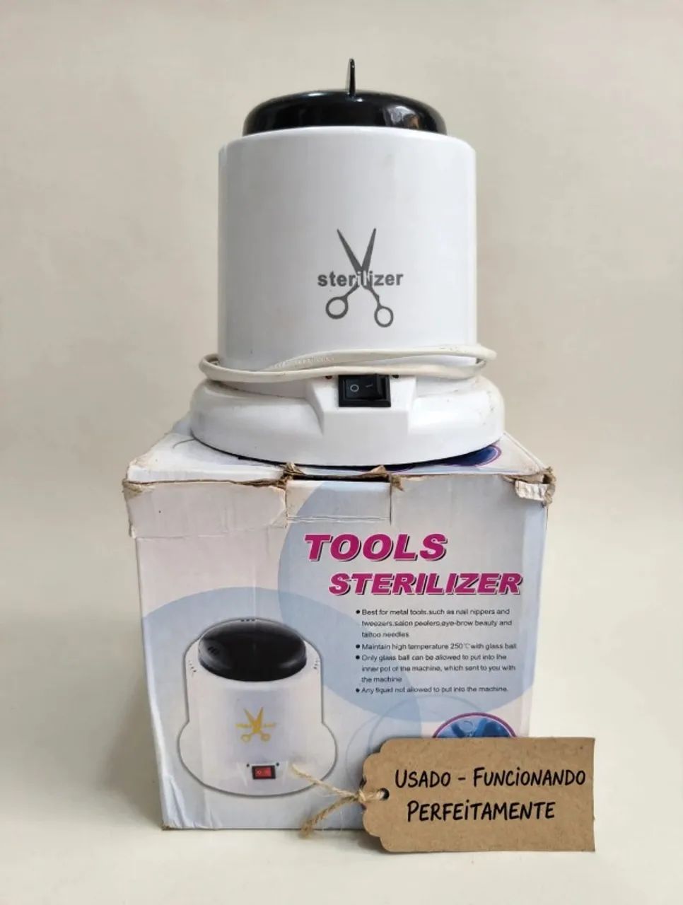 Kit Completo de Nail Designer Usado" - Foto 5