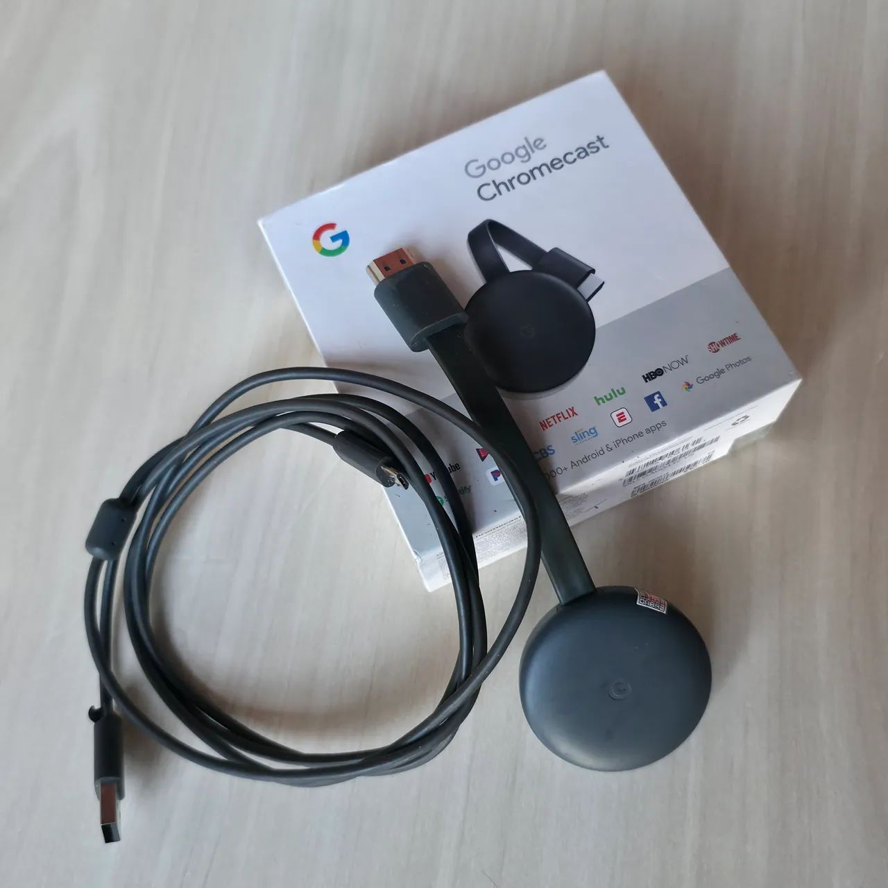Google Chromecast 3ª Geração Original - Funcionando Perfeitamente - Foto 2