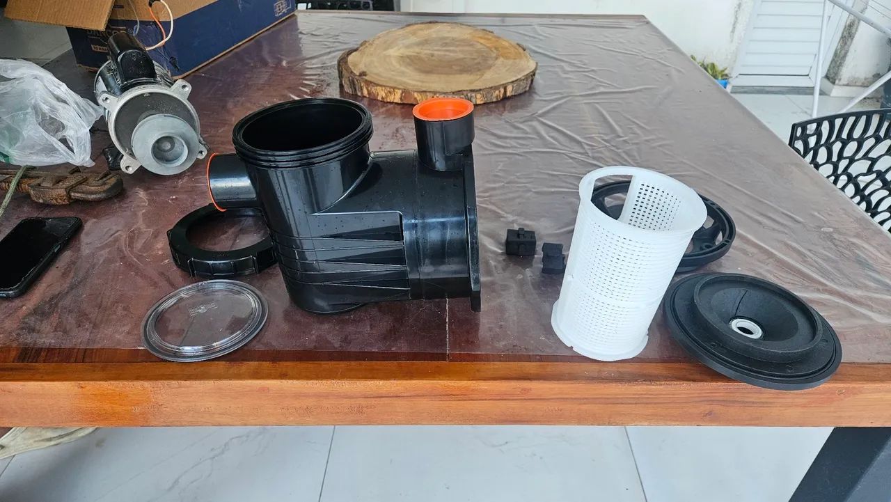 Carcaça pré filtro motor de piscina - Foto 3