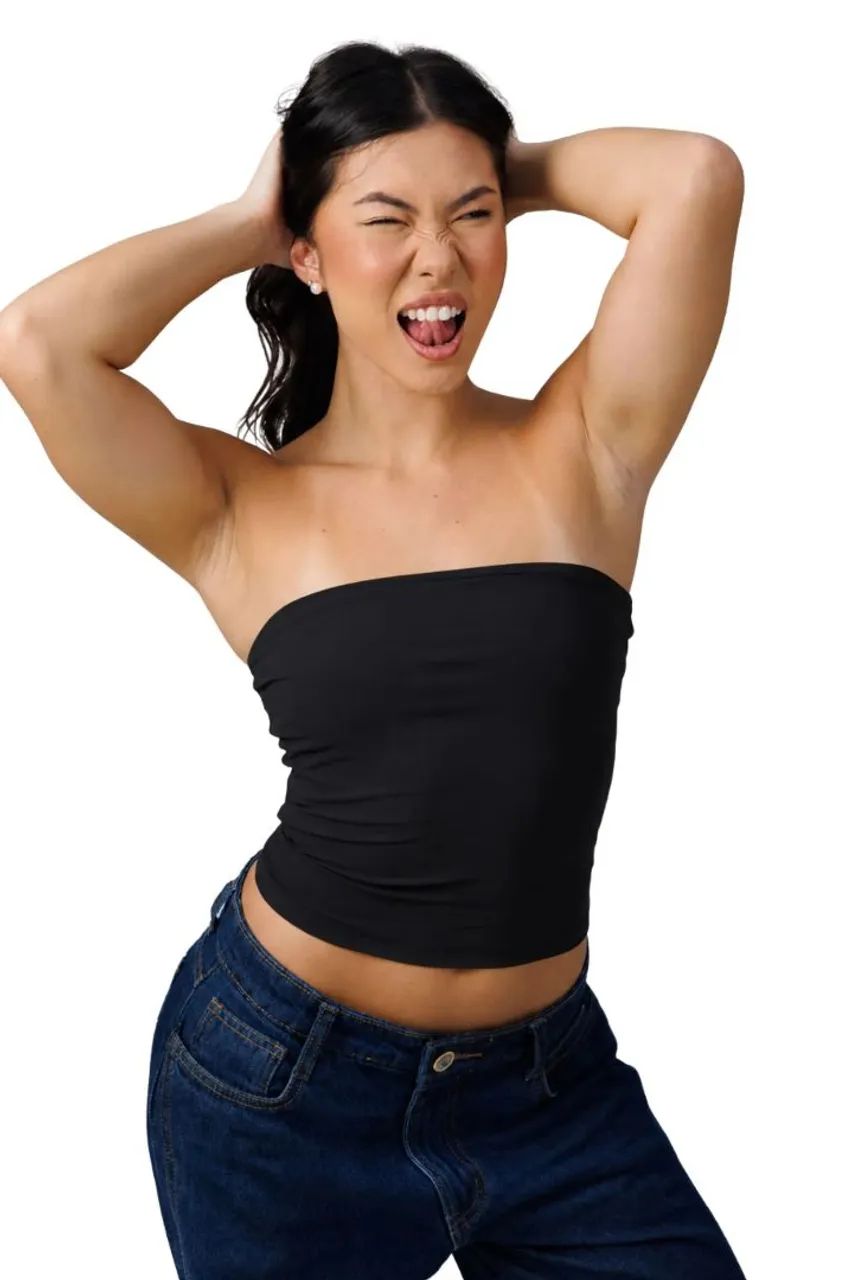 TUBE TOP PRETO - Foto 2