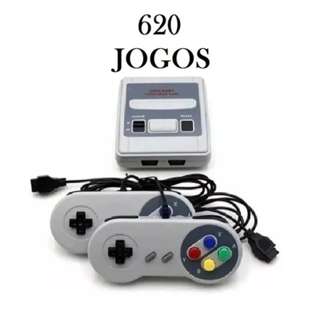 Super nitendinho retrô 8 bits 620 jogos  - Foto 2