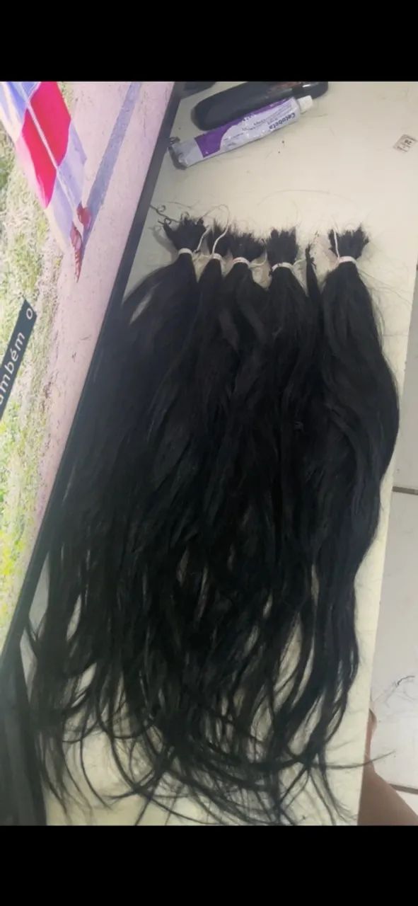 Cabelo humano  58 centímetros  - Foto 2