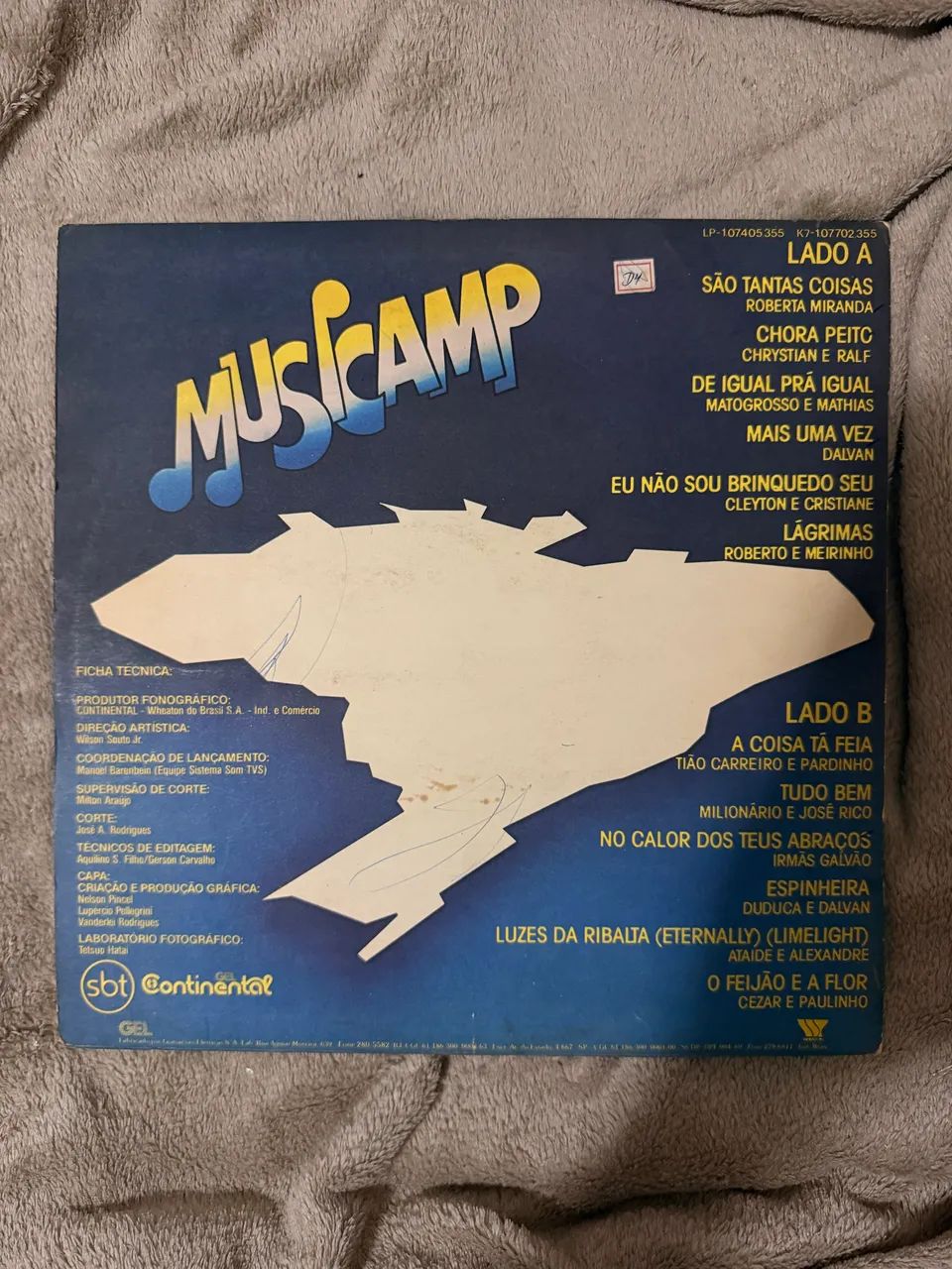 Disco de Vinil Musicamp Explosão Sertaneja