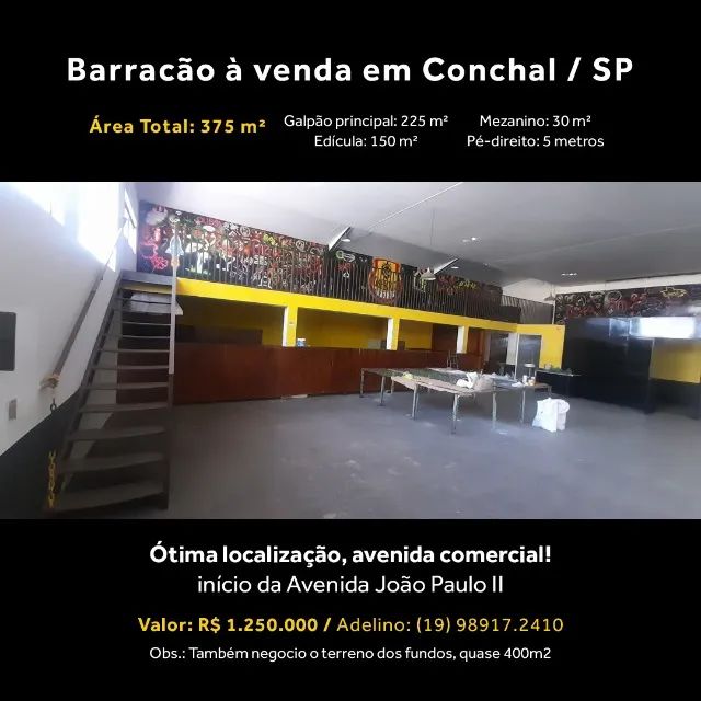 Barracão à venda em Conchal SP - Foto 3
