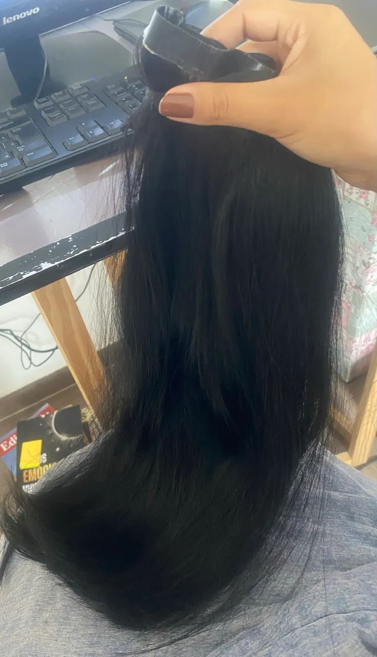 Cabelo brasileiro  205 gramas 