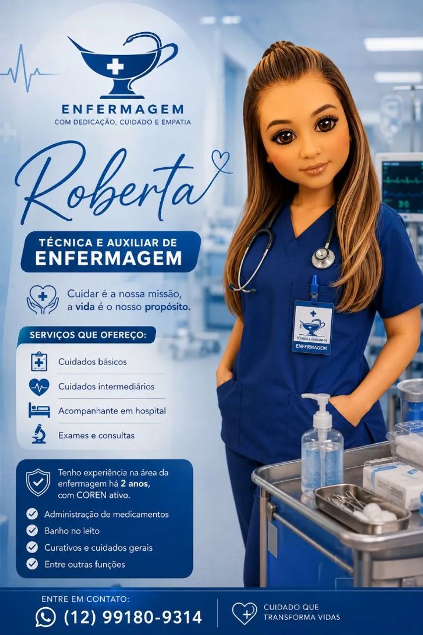 Técnica e auxiliar de enfermagem 