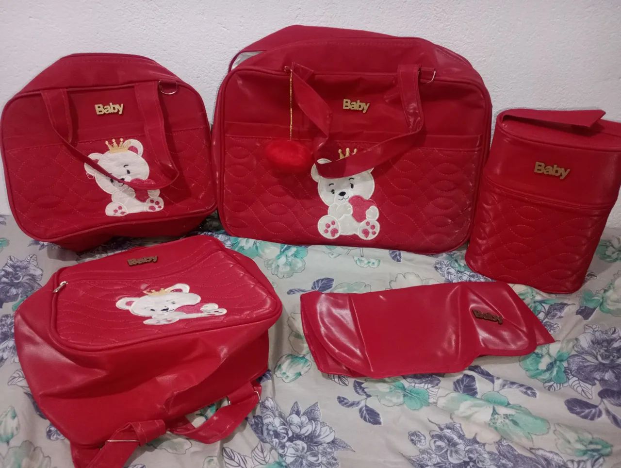 Kit bolsa maternidade 5 peças 