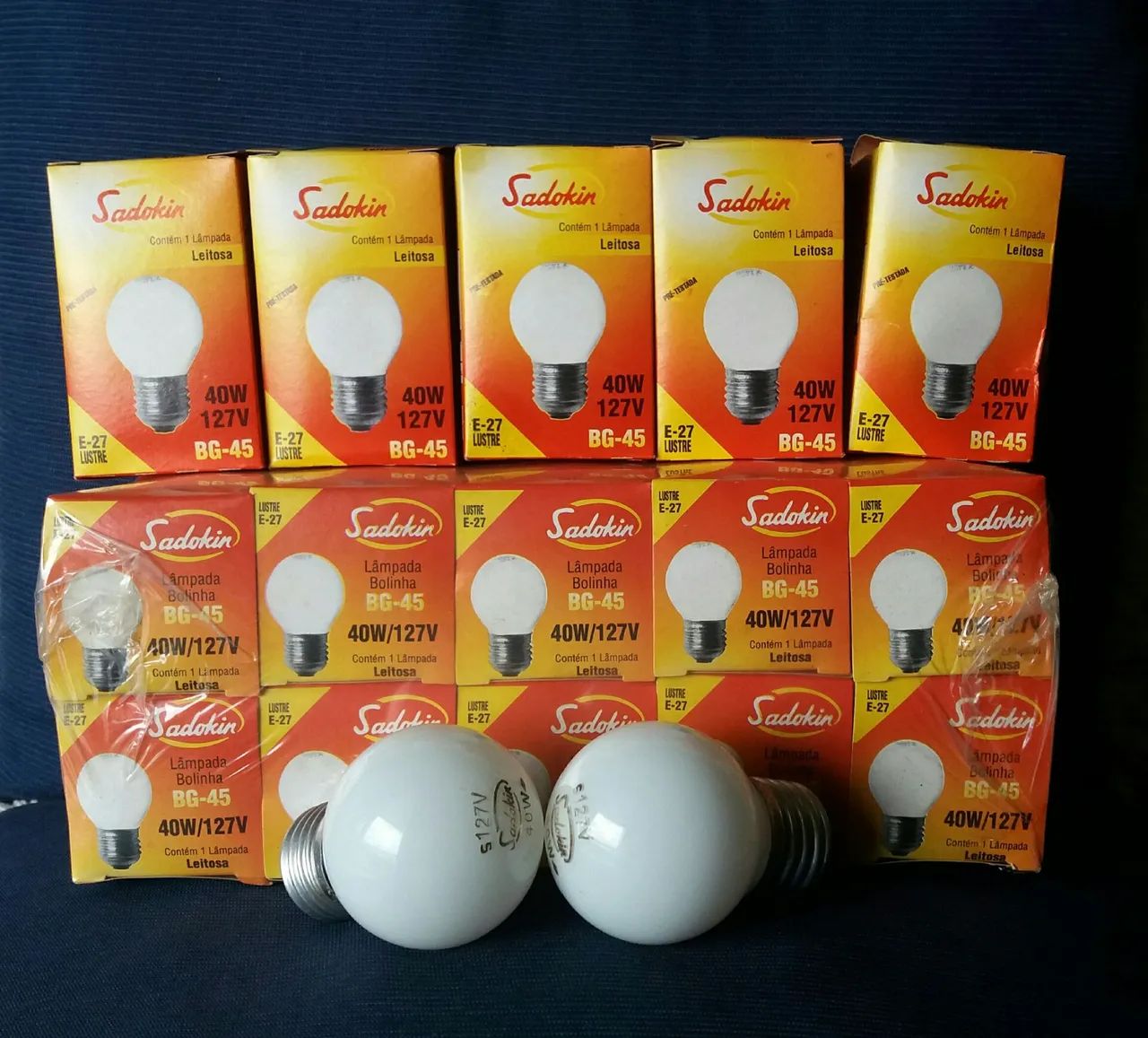 Lâmpadas bolinhas incandescentes. - Foto 2