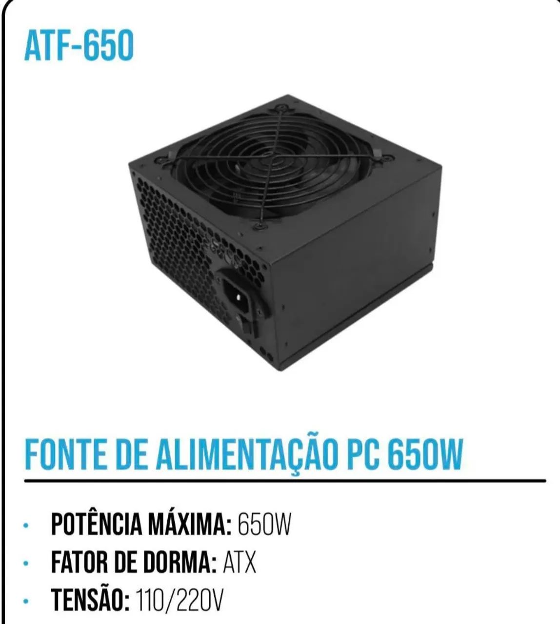 Fonte de alimentação para Pc  - Foto 2