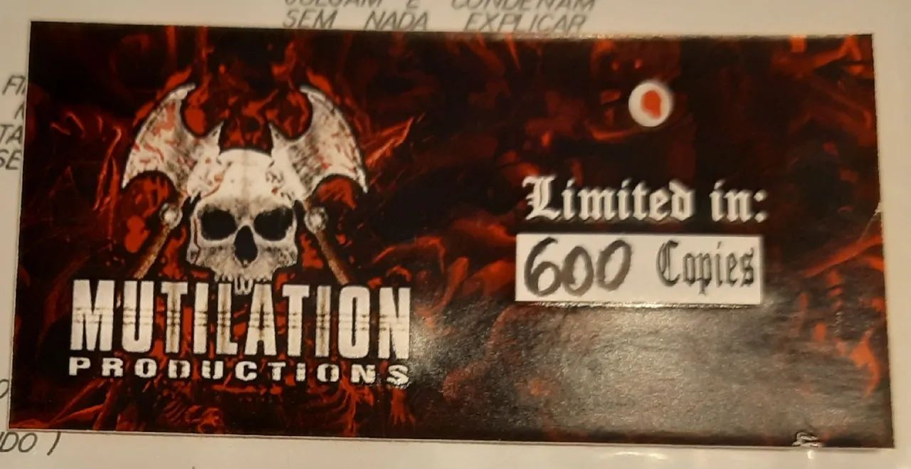 Lp Split Sepultura (Bestial Devastation) Overdose (Seculo XX) Novo, Limitado, vinil vermel - Foto 5