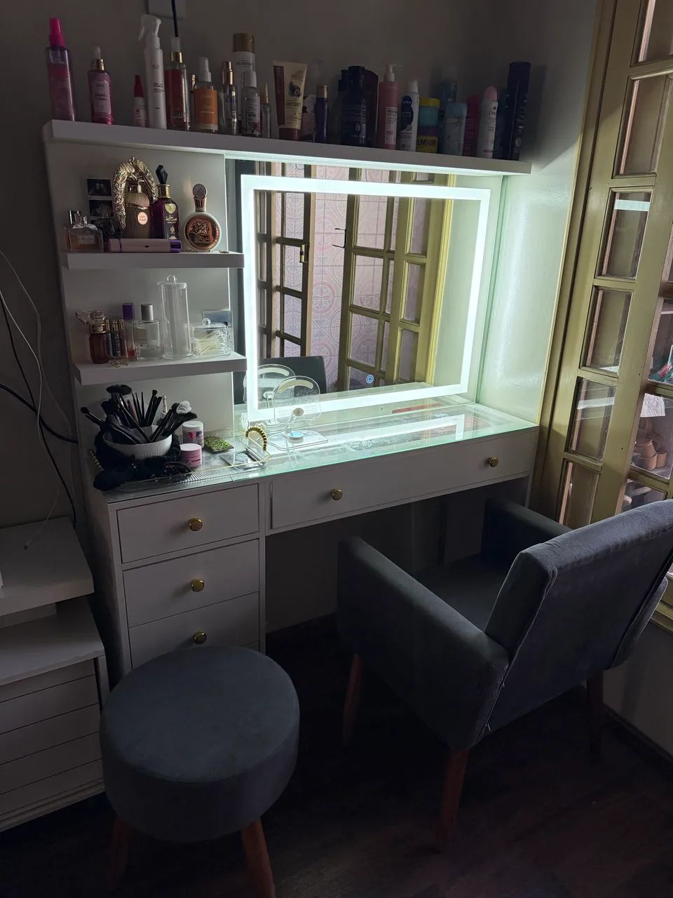 Camarim de maquiagem 