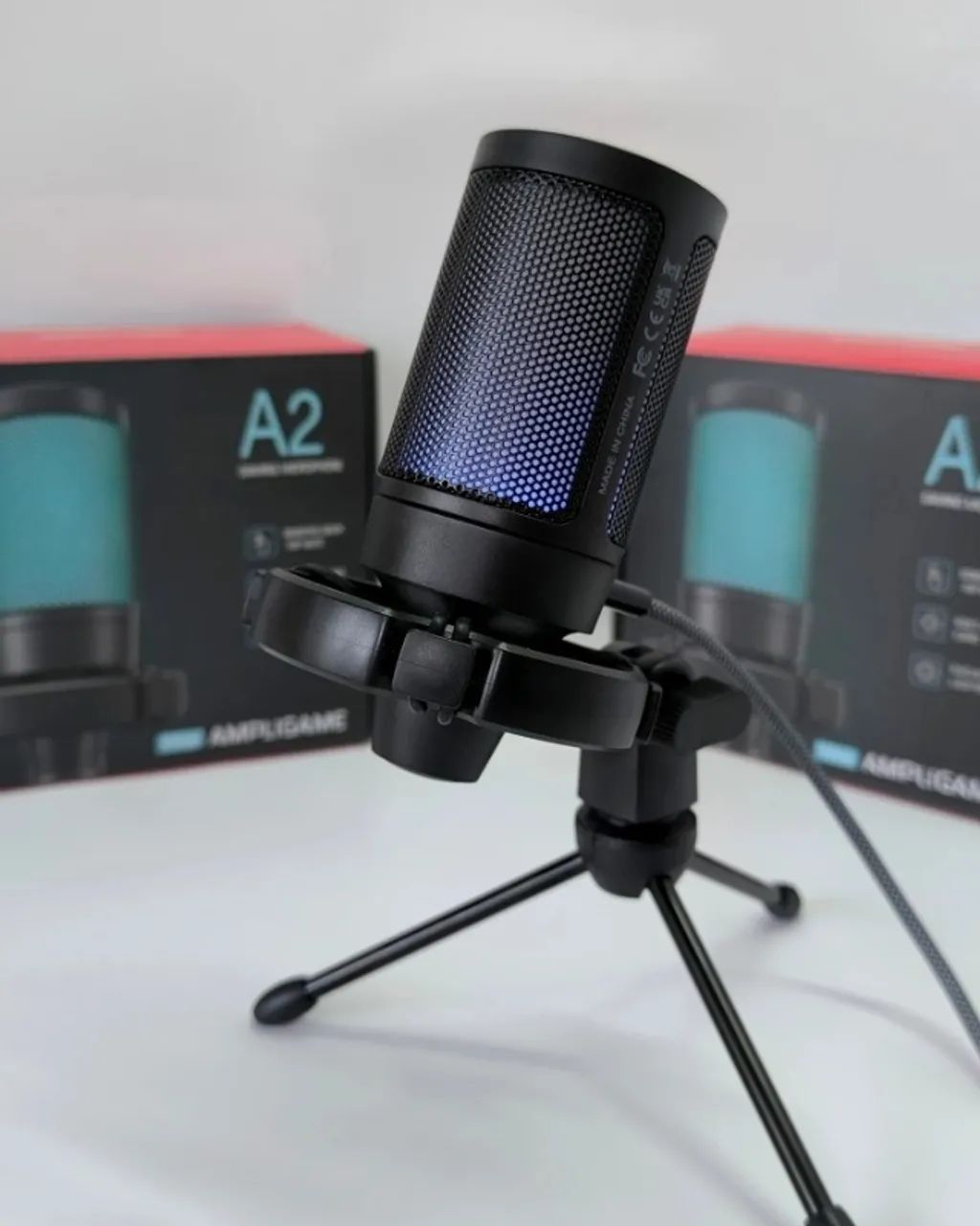 Microfone Fifine Ampligame USB A2