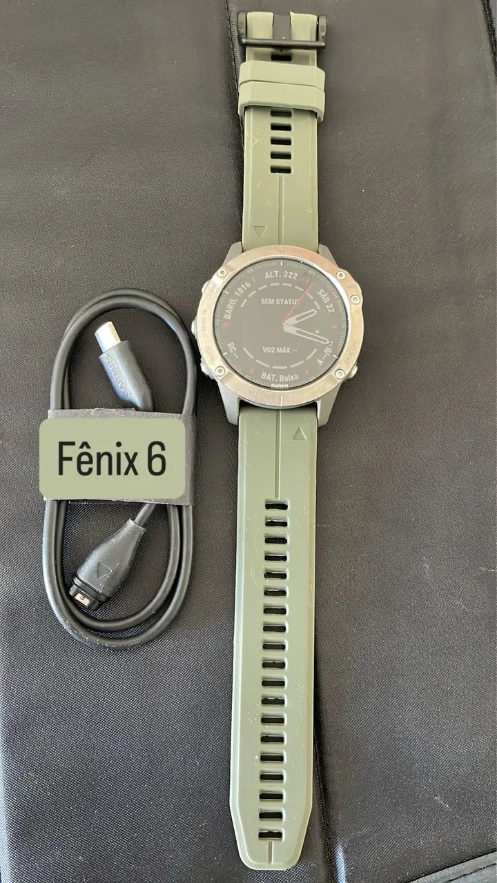 Relógio Garmin fênix 6 shapphire  - Foto 5