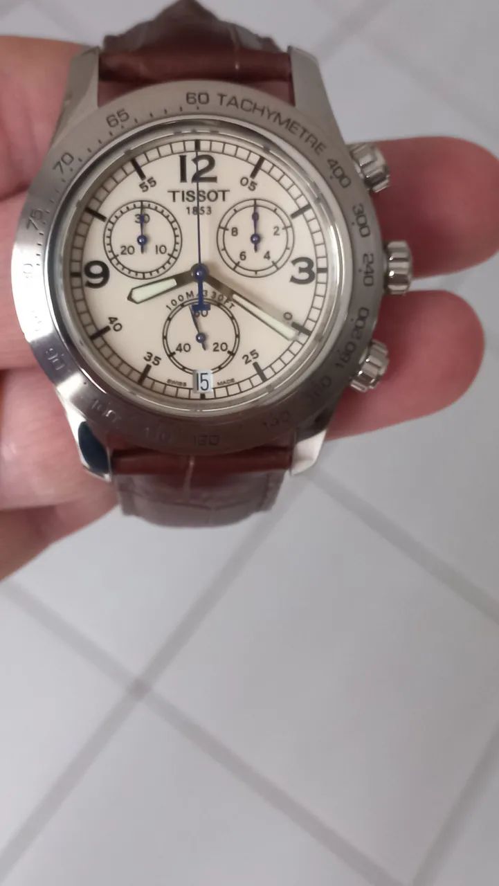 RELÓGIO TISSOT (V8) *MOSTRADOR MARFIM*   - Foto 2