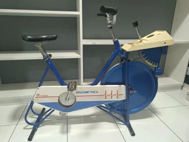 Bicicleta ergométrica antiga monark - Foto 2