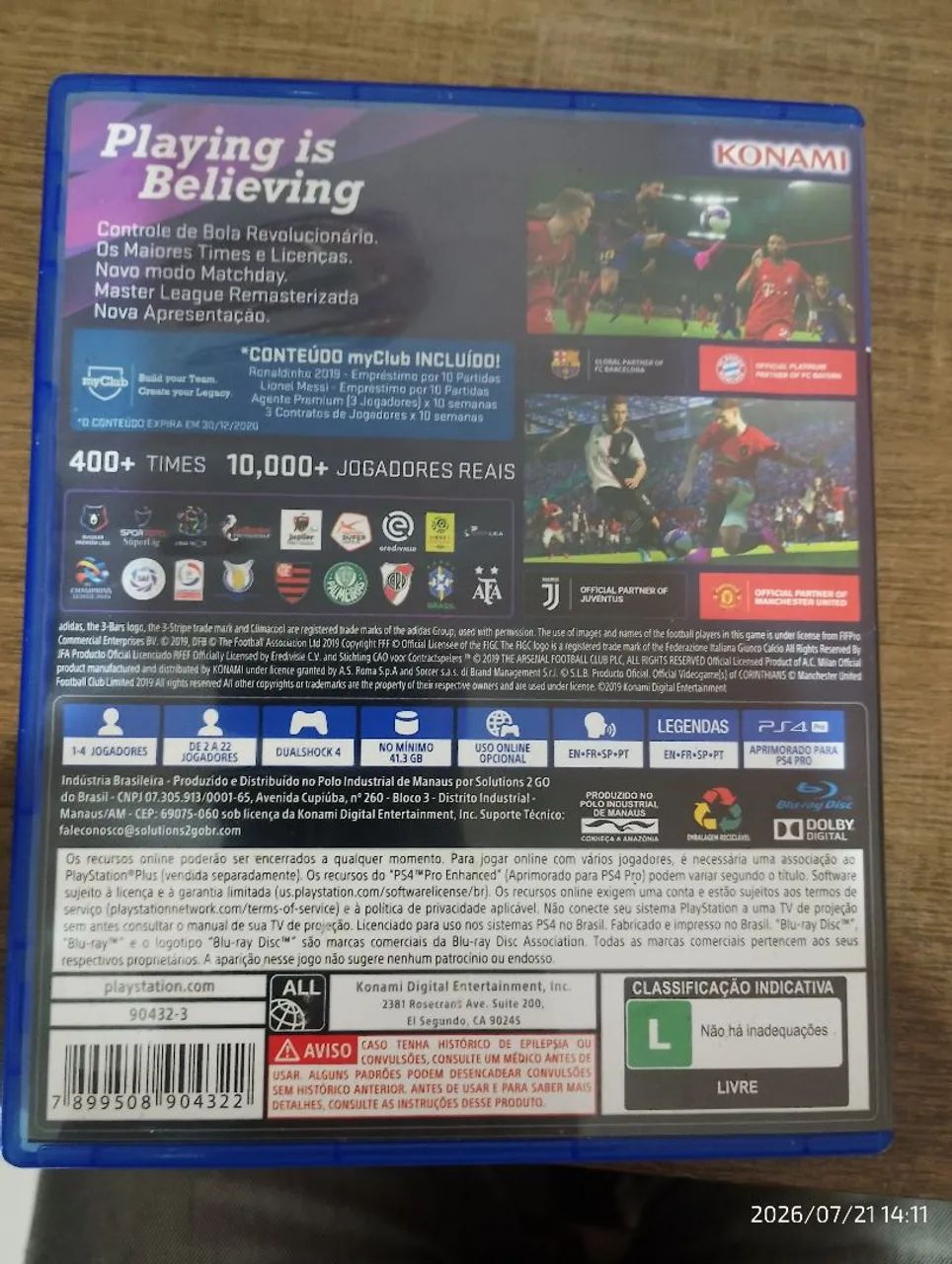 PES2020 PS4 - Foto 3