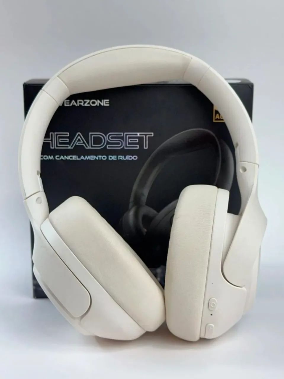 Fone Preto Headset com Cancelamento de Ruido