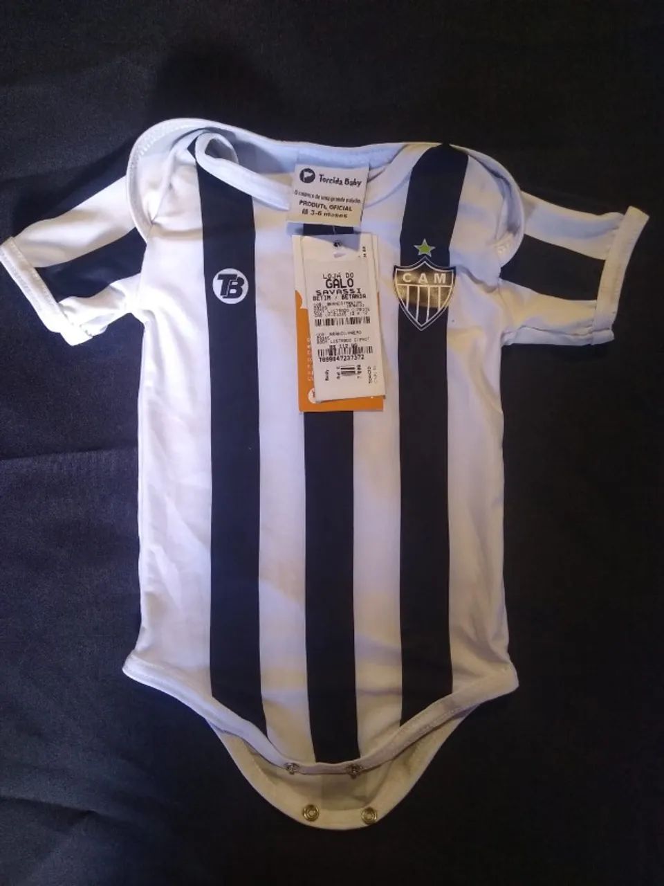 Body Baby LICENCIADO com Proteção UV Atlético Mineiro