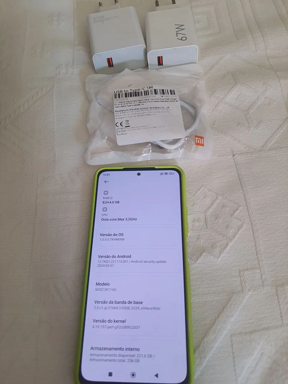 Kit celular poco f3