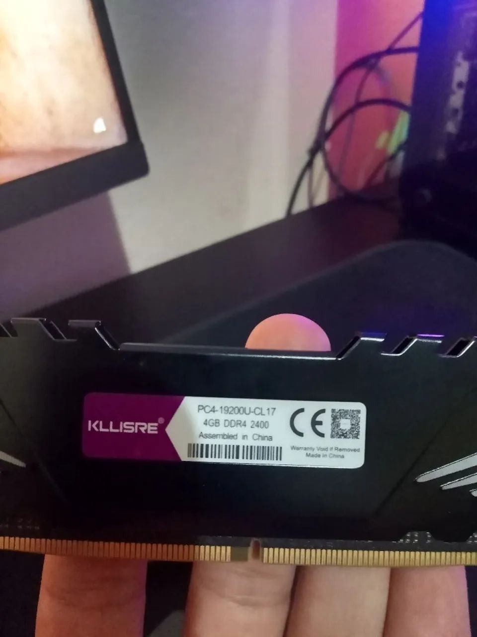 2 Memórias RAM de 4G 2400 - Foto 2