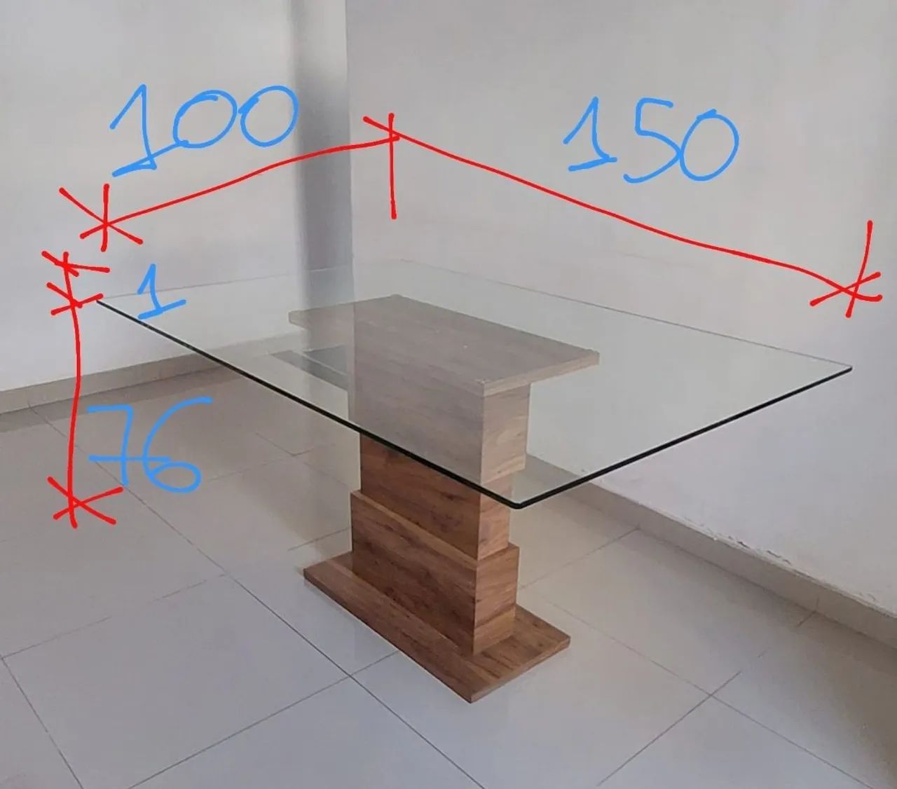Mesa de jantar pra 6 cadeiras - Foto 2