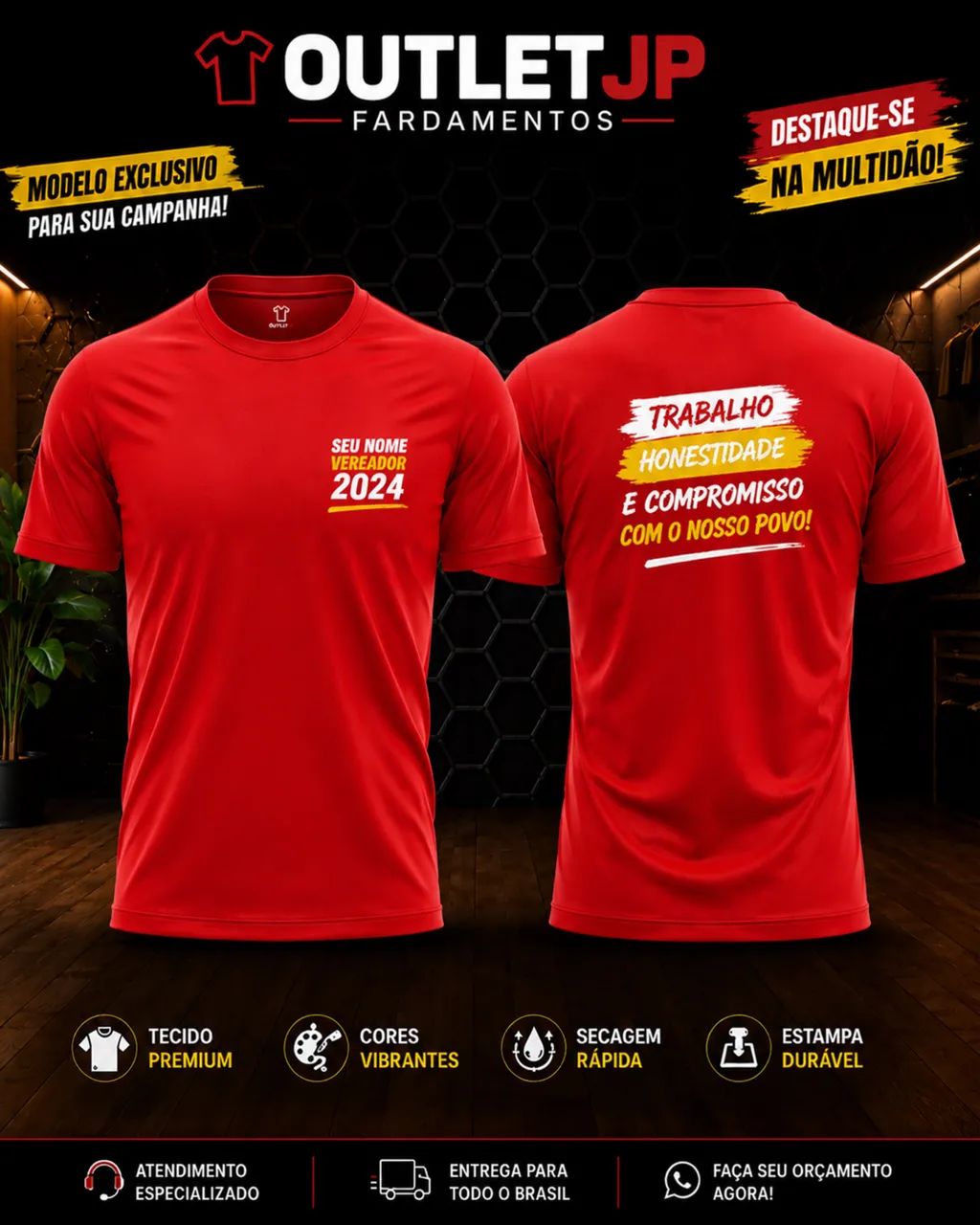 Camisa lisa algodão fio 30.1 penteada - Foto 4