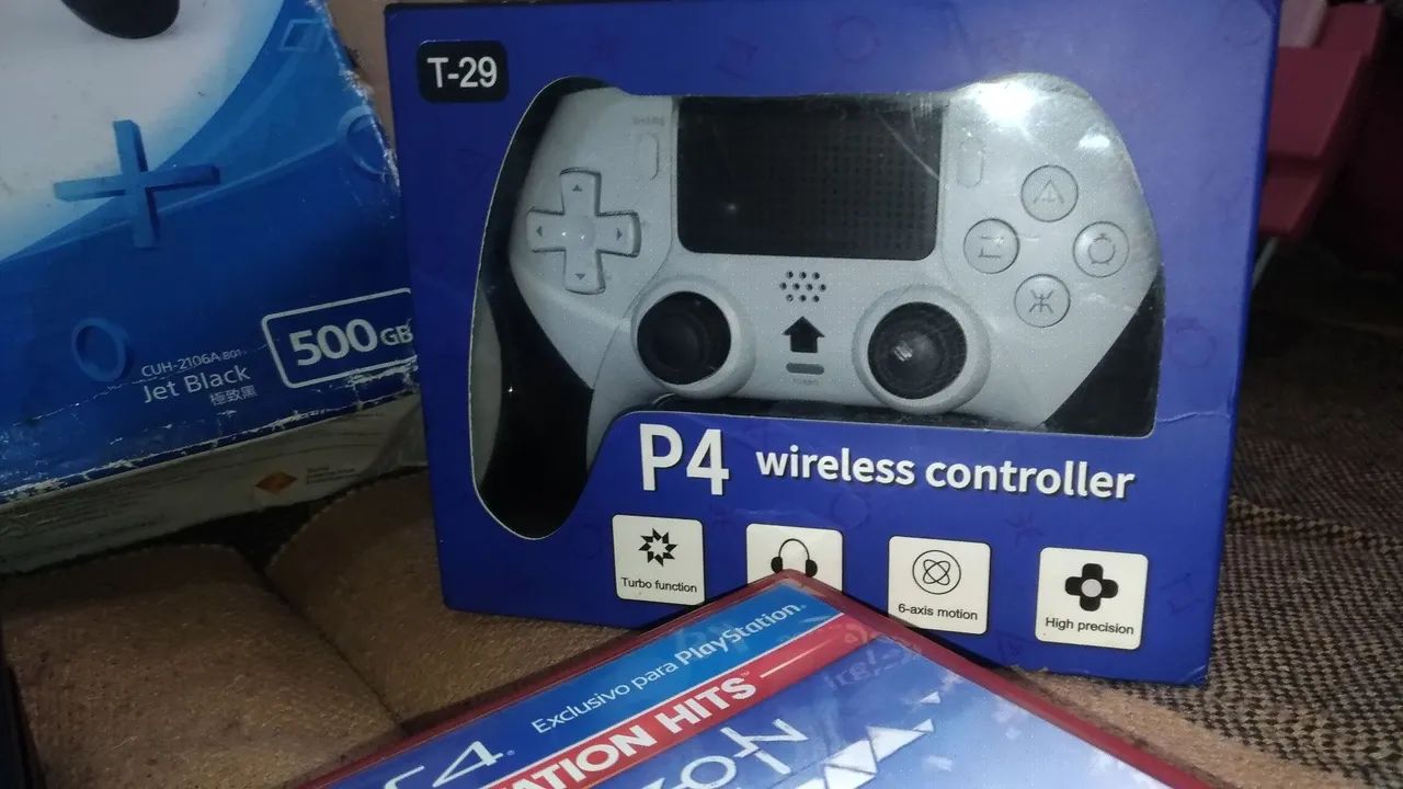 Ps4 Slim 500GB e dois controles  - Foto 2