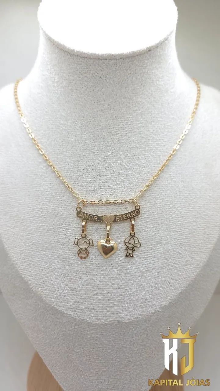 COLAR  FEMININOS EM OURO 18K VARIOS MODELOS  - Foto 5