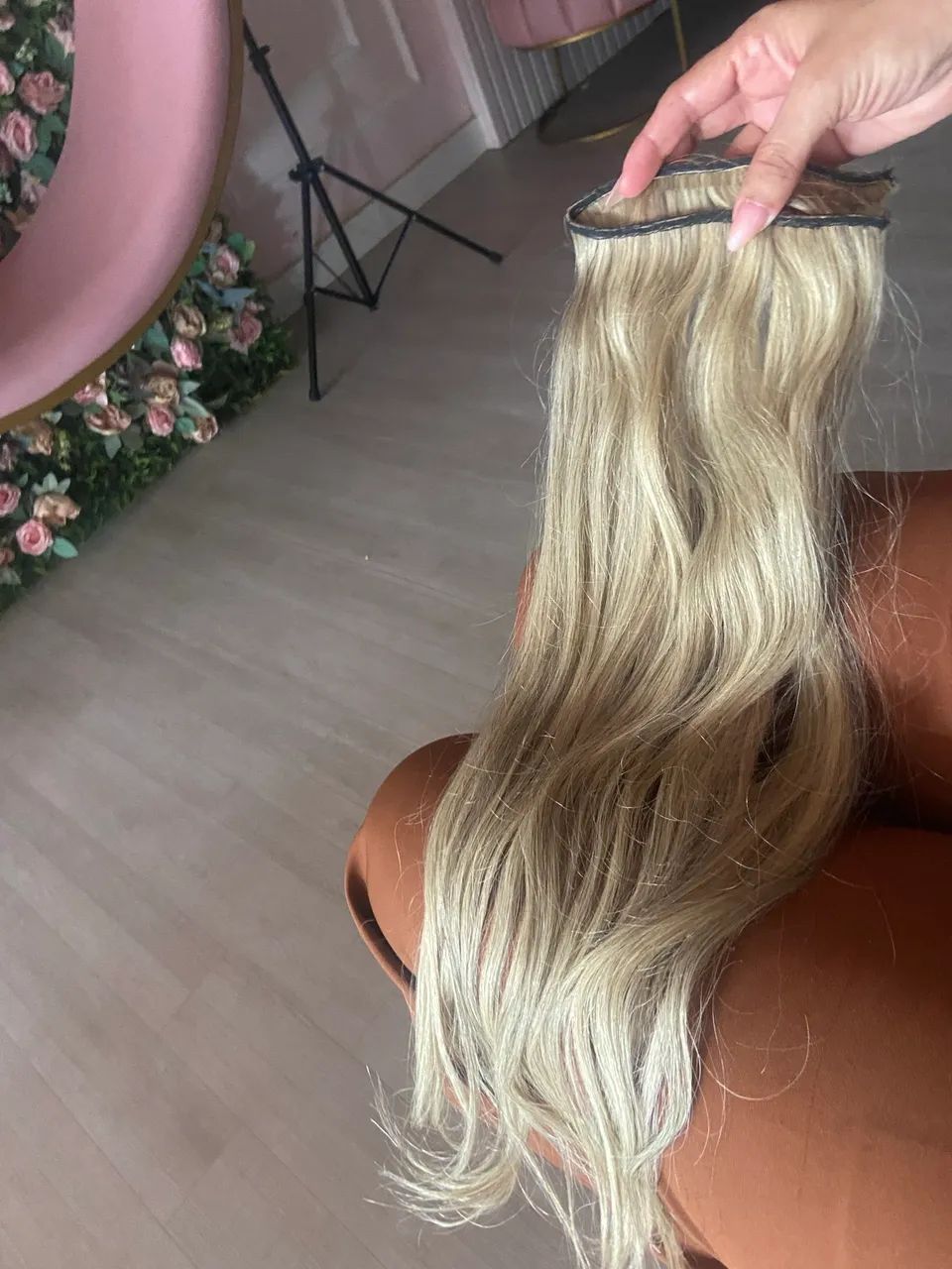 Tela de cabelo humano já loiro