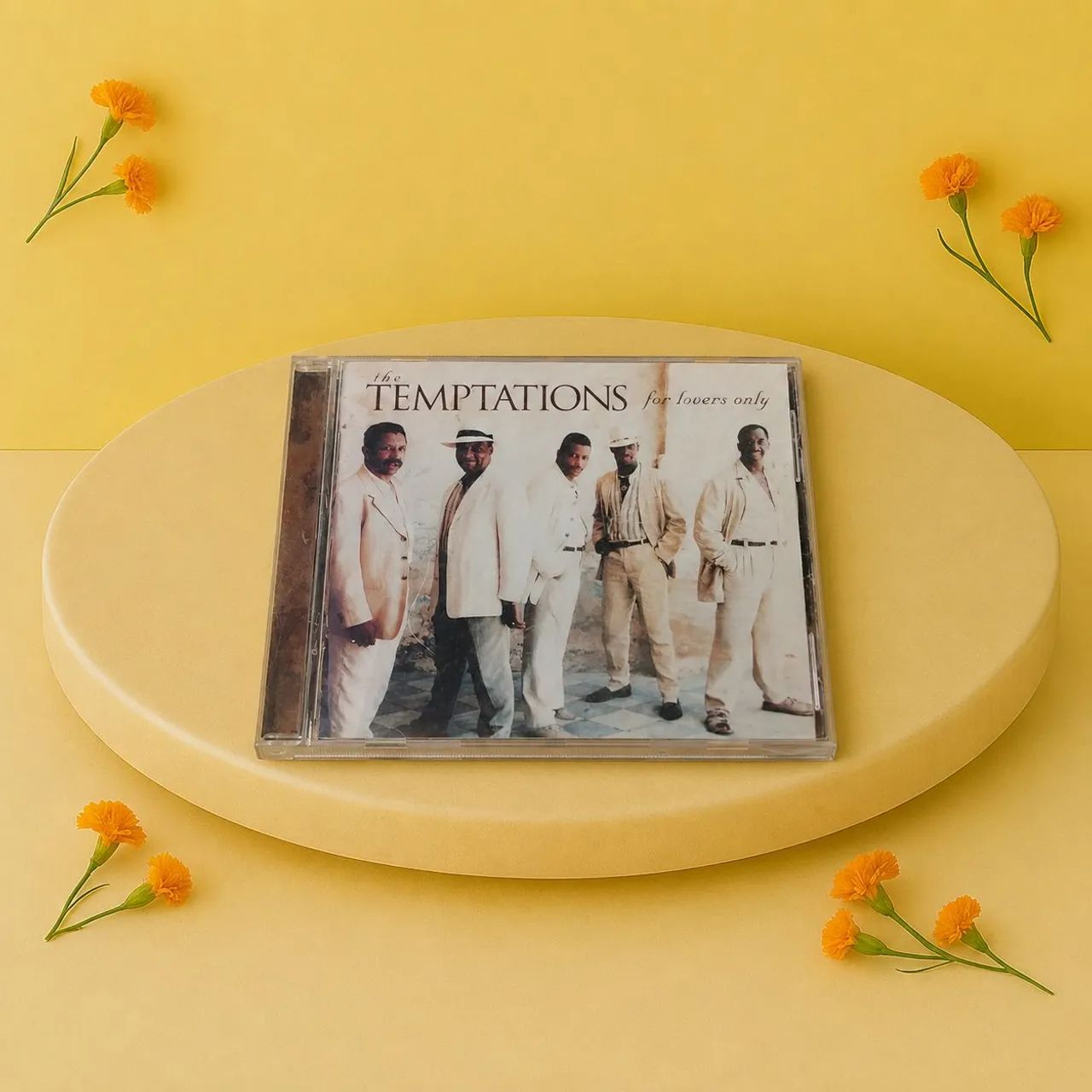 cd the temptations  for lovers only