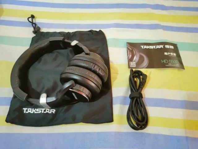 Fone DJ Takstar HD5500 + Case BUBM - Foto 3