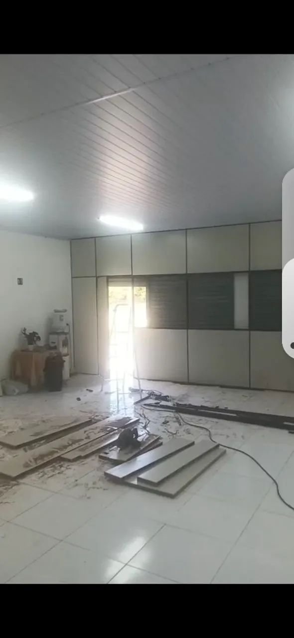 Divisória eucatex com vidro