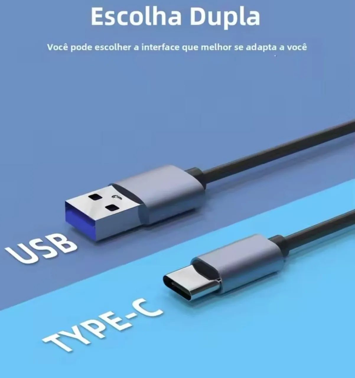 Adaptador Leitor de cartão Tipo C ou USB. - Foto 2