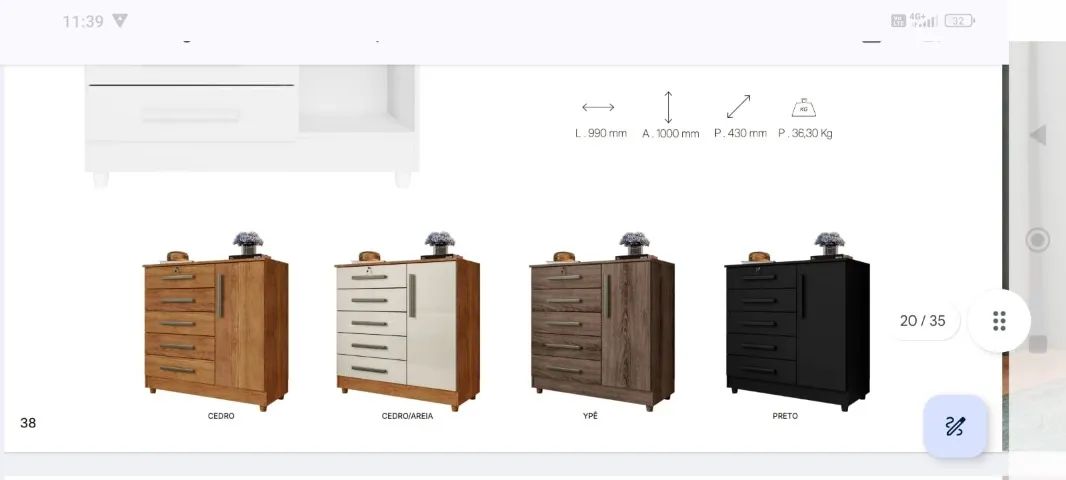 Cômoda com sapateira  - Foto 2