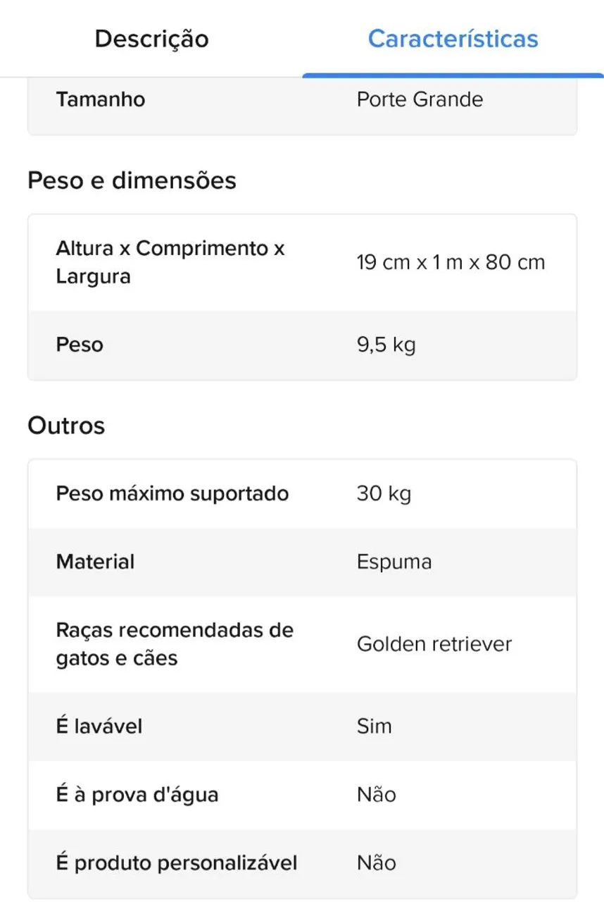 Cama box para Pet 100cm X 80cm - Foto 4