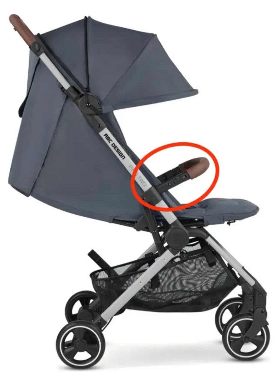Barra Frontal original do Carrinho Ping Two Storm - ABC Design + brinde - Foto 2